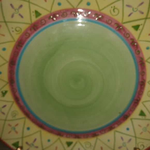 Vintage JKL footed plate. 10" - Picture 2 of 9